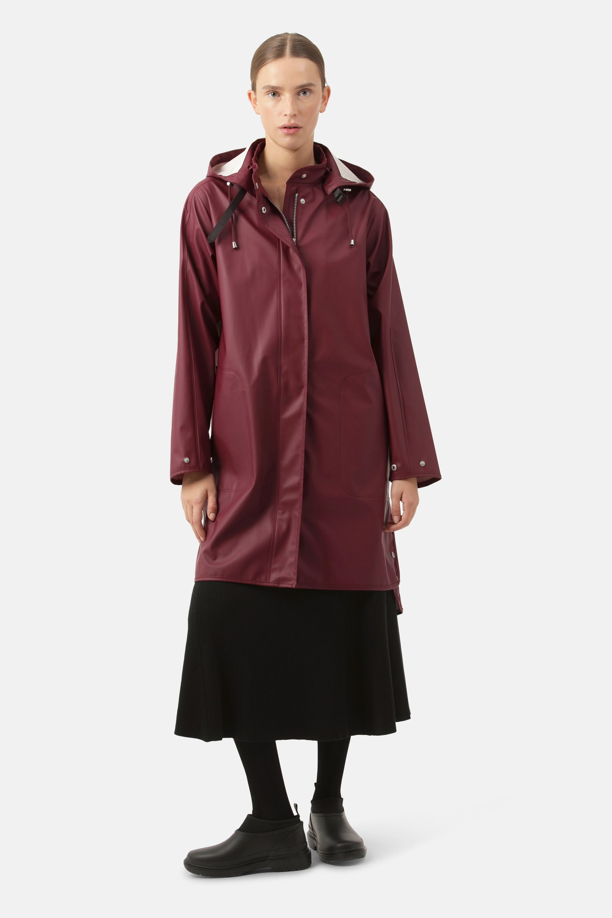 Light Raincoat - Maroon Banner